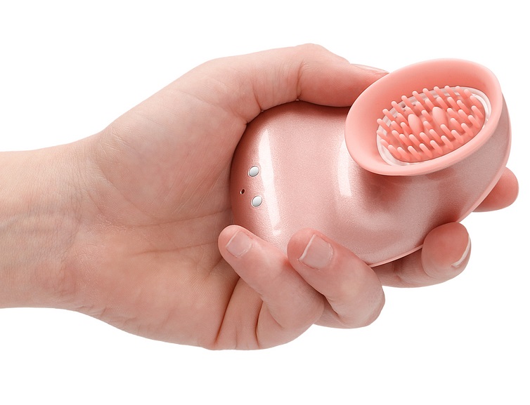 This hands-free, beautifully designed, small and innovate to... Innovation - Twitch Suction Vibrator - Rose Gold photo-2