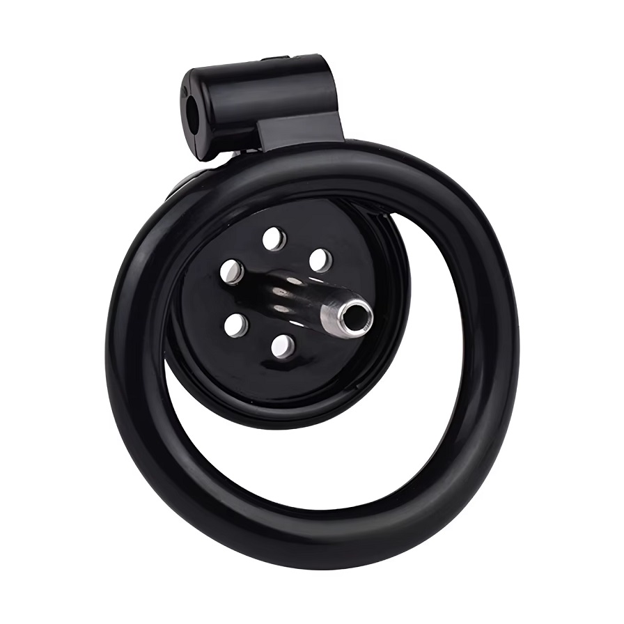 Material: Resin
Cage inner diameter: 35mm ... FAAK - Resin Chastity Cage 45mm w Catheter - Black photo-4