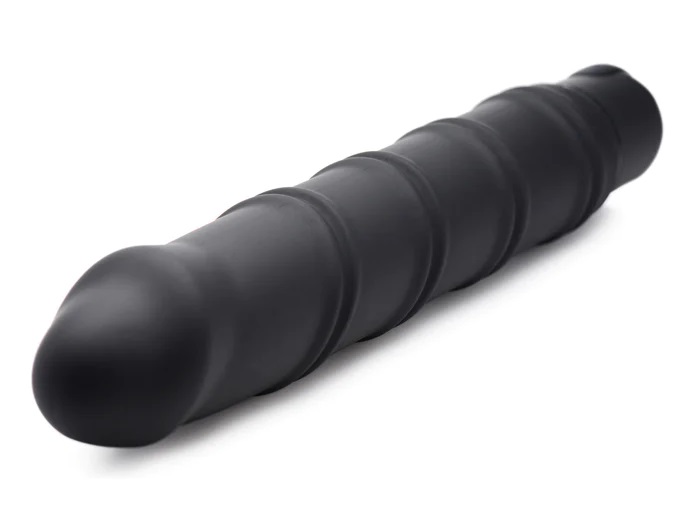 This extra large vibrating bullet features an extended body ... Bang! - XL Bullet w Swirl Sleeve - Black photo-6