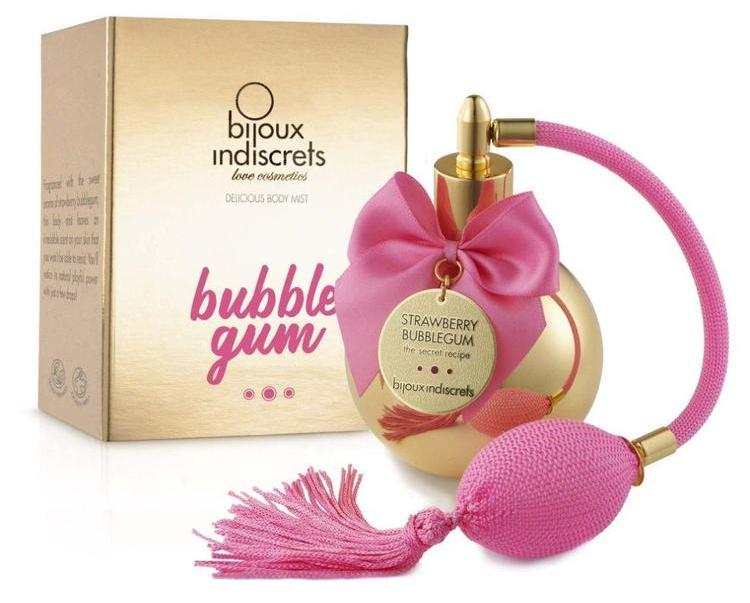 A sweet, intense and fun alcohol-free fragrance that awakens... Bijoux Indiscrets - Bubblegum Body Mist Perfume - 100ml photo-4
