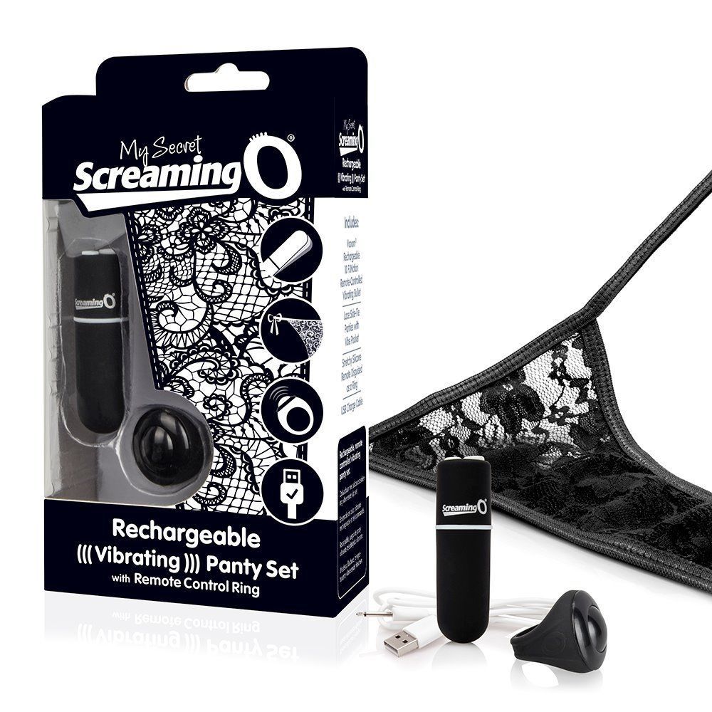 My Secret Screaming O Charged Panty is a remote-controlled 1... The Screaming O - Charged Remote Control Panty Vibe - Black photo-4