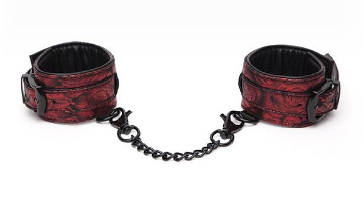 In celebration of a decade of erotic discovery and fulfillme... Fifty Shades of Grey - Sweet Anticipation Wrist Cuffs - Red photo-3