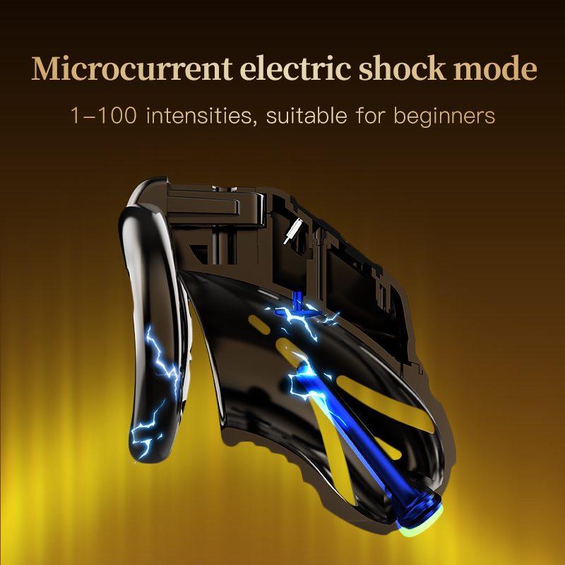 Lockink Electric Eel Estim Play Chastity Cage combines chast... Lockink - Estim Chastity Cage photo-5