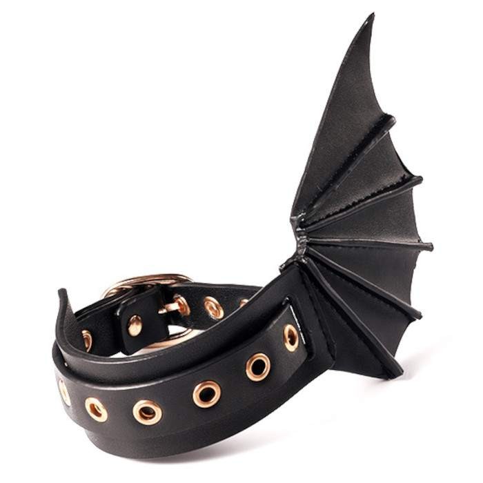 Luxury bondage cosplay sexy costume slave BDSM set with bat ... MT - Bat Halloween Bondage Set - Black photo-7