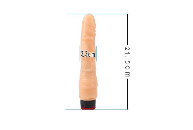 Material:TPR or T-Skin
Product Size:21.5.cm.¢3.3cm
Product W... Chisa - 8.8″ Vibe Cock - Flesh photo-6