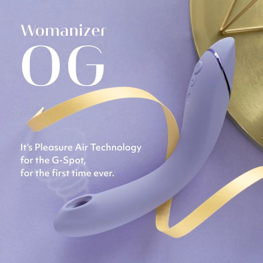 The first Pleasure Air Technology designed for the G-spot... Womanizer - OG Pleasure Air G-Spot Vibrator - Lilac photo-3