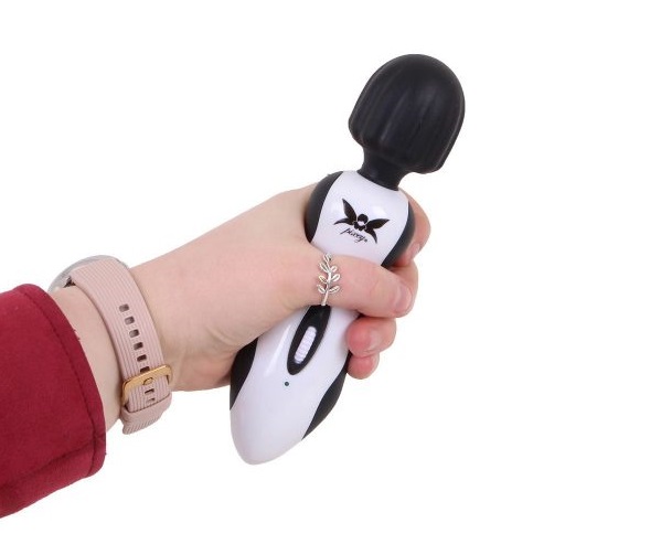 The more compact Pixey Recharge Black Edition had been redes... Pixey - Recharge Wand Massager - Black photo-2