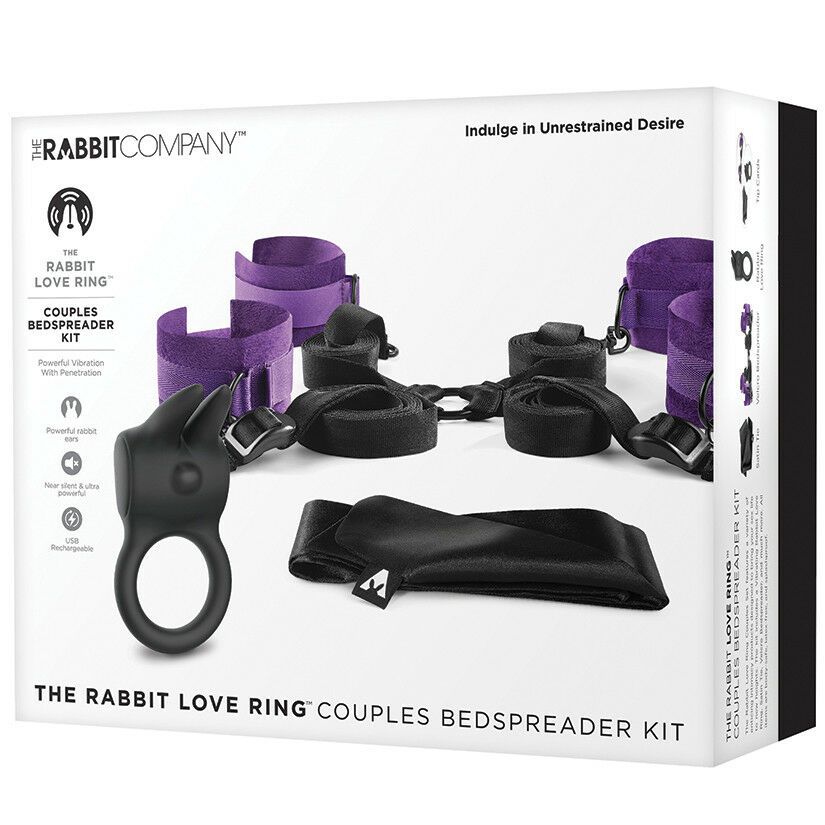 Introducing the Rabbit Love Ring Couples Bedspreader Kit fro... TRC - Rabbit Love Ring Couples Bedspreader Kit photo-2