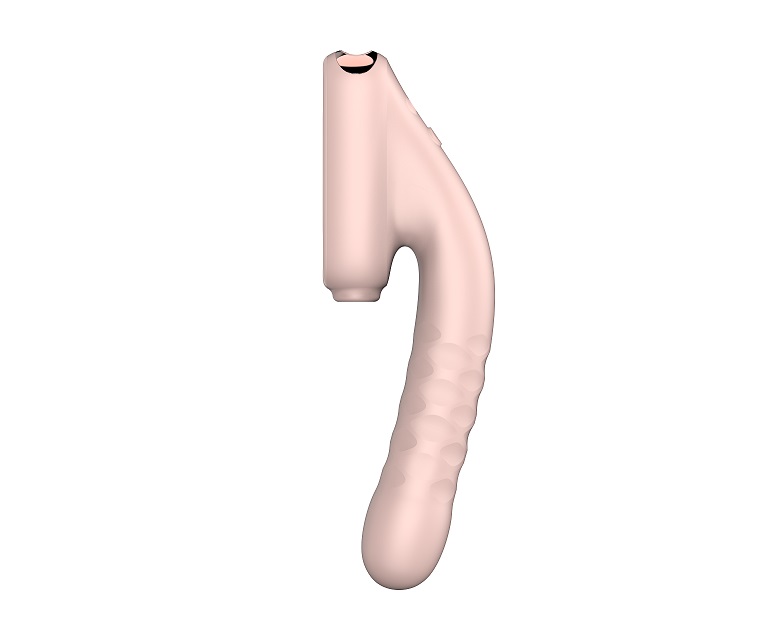#7 Thrusting Vibrator with Suction adopts an advanced and si... Qingnan - Thrusting Vibrator w Suction #7 - Flesh Pink photo-7