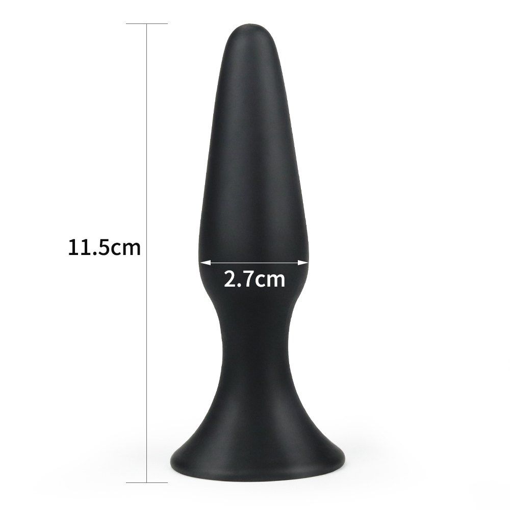 Made from flexible silicone with a velvet-feel finish
This s... Lovetoy - Lure Me Silicone Anal Plug S - Black photo-6