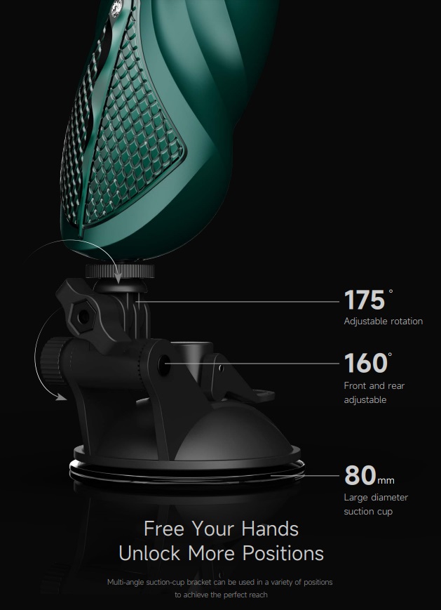 Powered by ZALO's groundbreaking PowerThrust technology,... Zalo - Sesh APP Thrusting Sex Machine - Turquoise Green photo-8