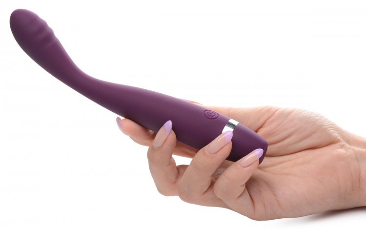 Find the perfect spot with this Pinpoint vibrator! The neck ... Inmi - Flexible Pinpoint Vibrator - Purple photo-3