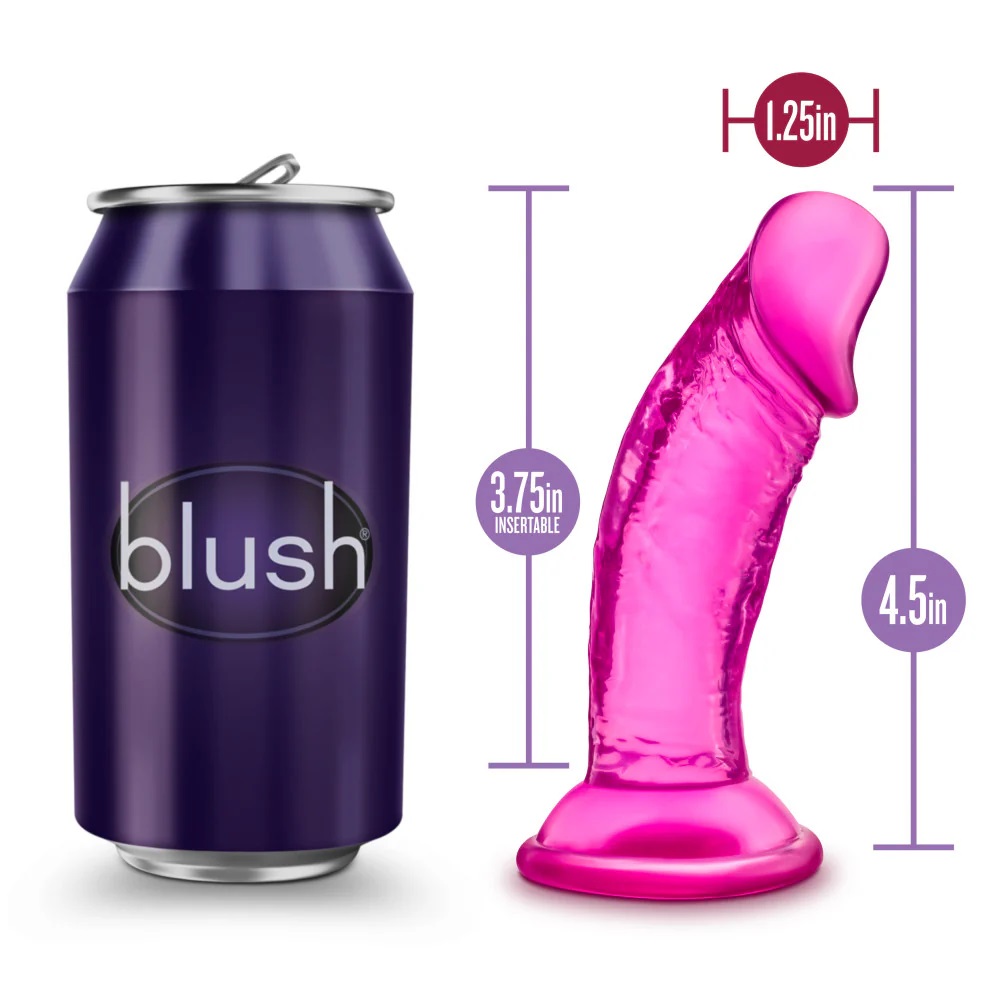Sweet n' Small 4 Inch Suction Cup Dildo delivers realist... B Yours - Sweet Dildo 10cm - Pink photo-7