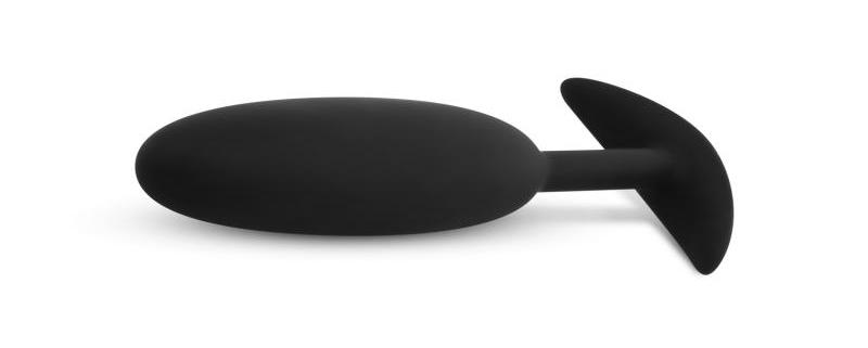 Enjoy this weighted butt plug where and whenever you want. T... Easytoys - Heavy Fulfiller Butt Plug S - Black photo-4