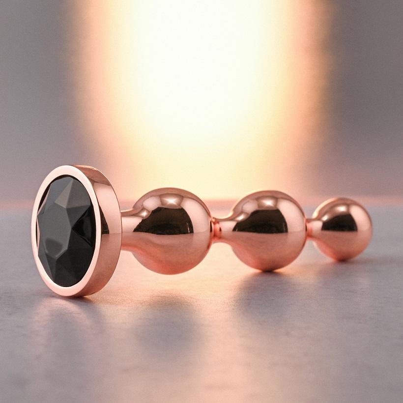 Small, sleek & stylish – everything you want in a body-safe ... Gender X - Digger Anal Plug S - Gold photo-2