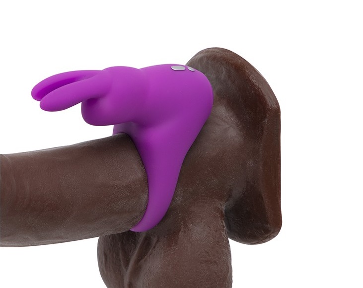 Power your way to incredible pleasure sessions with the happ... Happy Rabbit - Vibro Ring - Purple photo-2