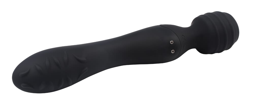 Dual-ended, 8 Frequency Vibrations, Magnetic USB charger, Su... Chisa - Dual-Ended Ultimate Wand - Black photo-5