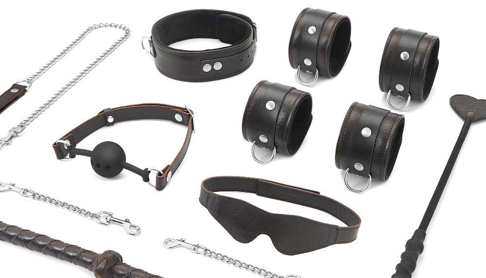 Breathe easy and get the most from restraint play. Slip the ... Liebe Seele - Silicone Ball Gag w Leather Straps - Brown photo-6