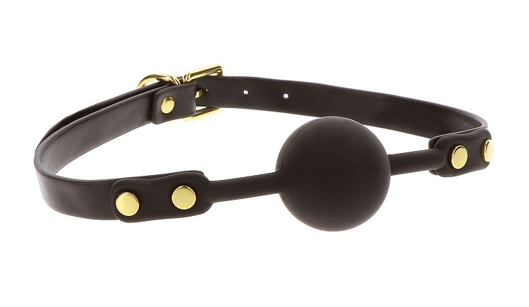 Explore the captivating world of bondage with the TABOOM Bal... Taboom - Vogue Ball Gag - Black photo-4