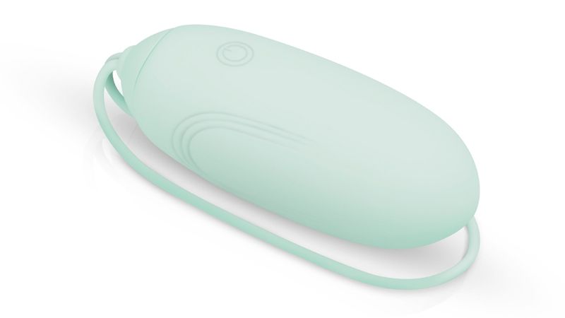 Luv Egg is a cheerful and accessible brand for women or coup... Luv Egg - Vibro Egg w Remote Control - Green photo-3