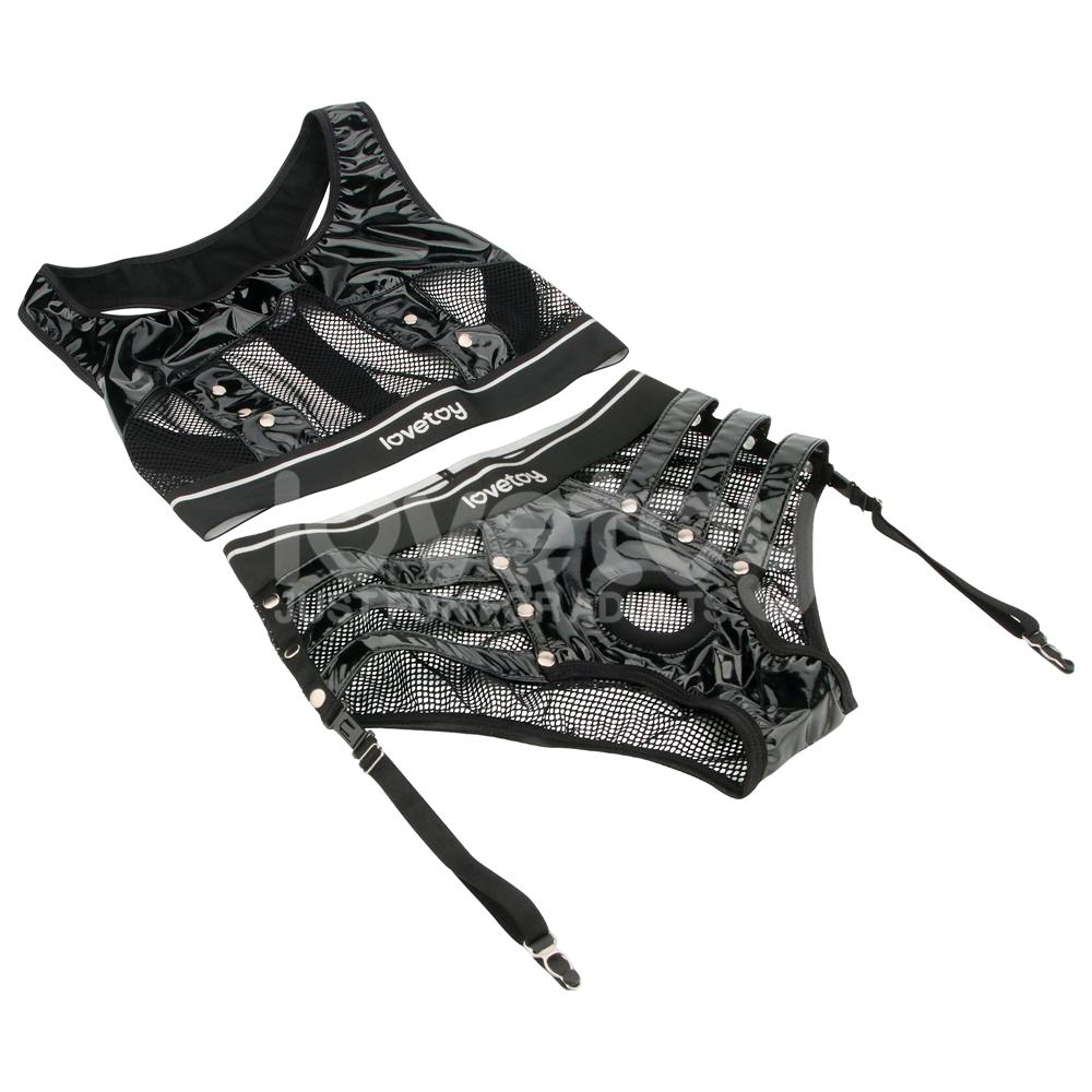 Discover the thrilling fusion of innovation and allure with ... Lovetoy - Rebellion Reign Harness Strap-On Set L/XL - Black photo-11