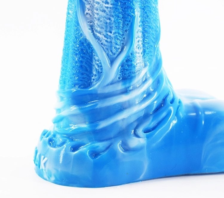Huge horse dildo &n... FAAK - Horse Dildo - White/Blue photo-14