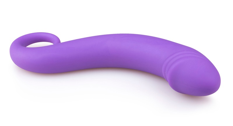 Exquisite prostate stimulation is yours with this special pr... Easytoys - Curved Prostate Dildo - Purple photo-4