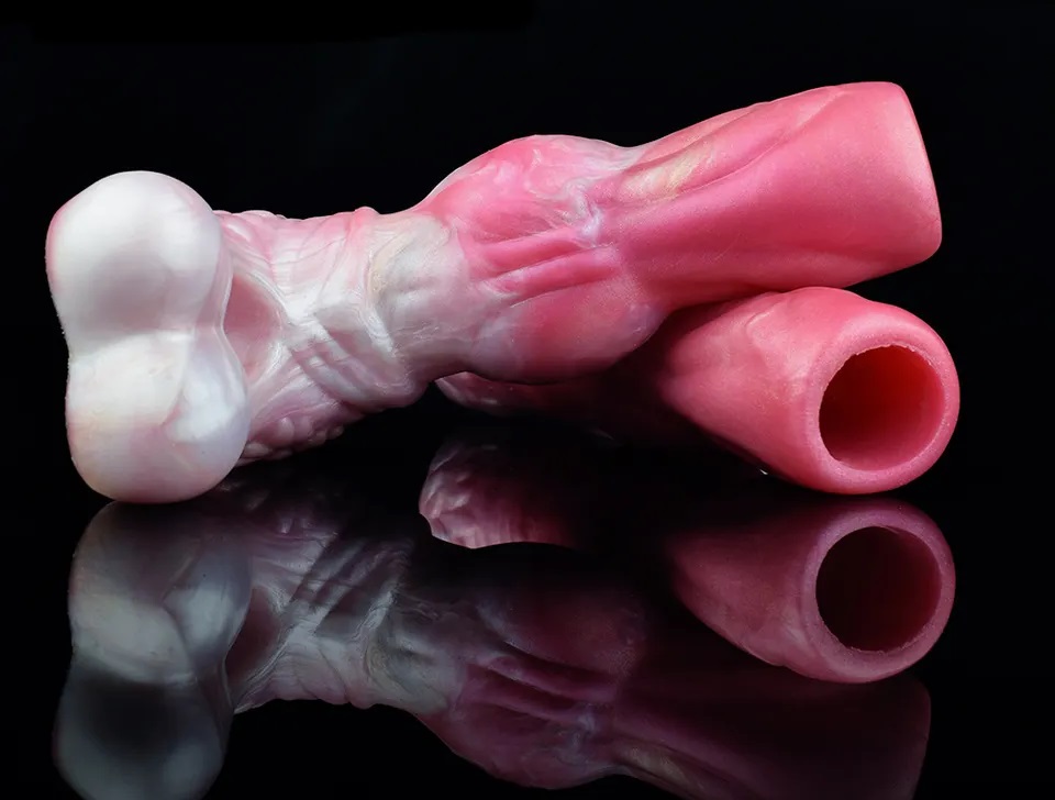 Material: Silicone ... FAAK - Wolf Skull Sleeve - White Dragon photo-8