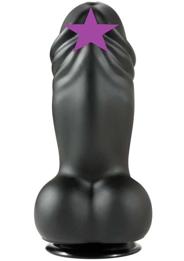 INFERNO by HIDDEN DESIRE Fat Boys PVC dildo is crafted for t... Hidden Desire - Inferno Huge Dildo 27cm - Black photo-2