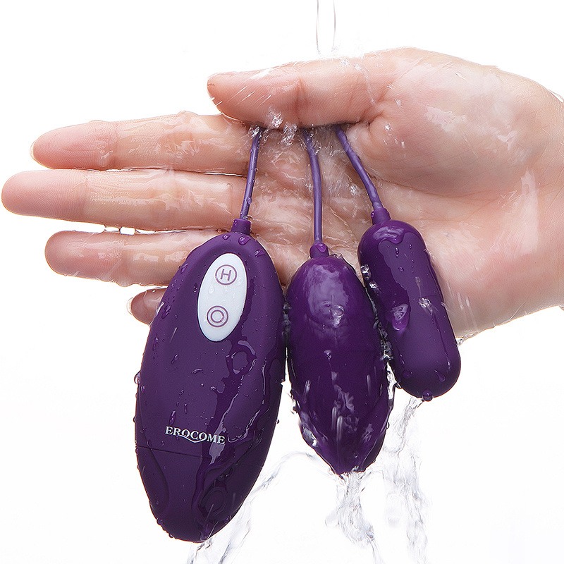 Body-safe silicone and ABS material, phthalate free
Multiple... Erocome - Lyra Duo Egg - Purple photo-2