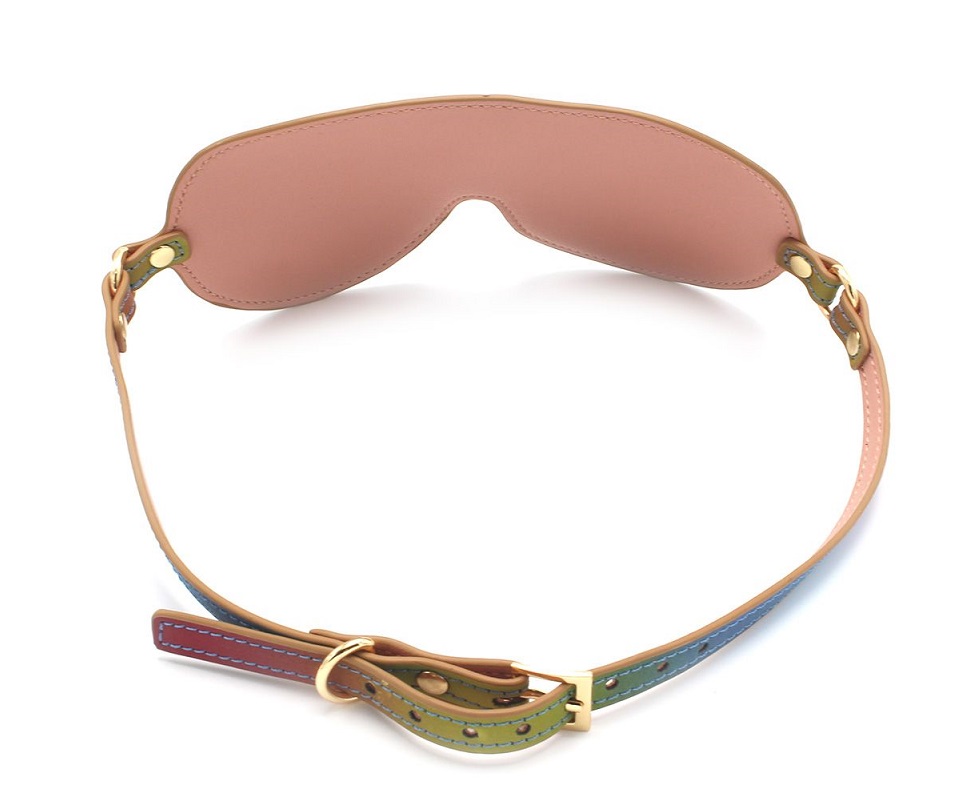 This gorgeous rainbow coloured blindfold is a must have for ... Kiotos - Eye Mask - Rainbow photo-3