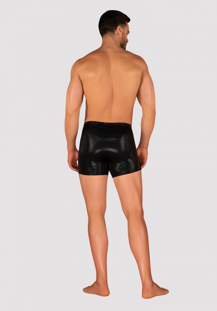 You cannot pass by this model of bathing shorts! Unique cut,... Obsessive - Punta Negra Swim Shorts - Black - L/XL photo-4