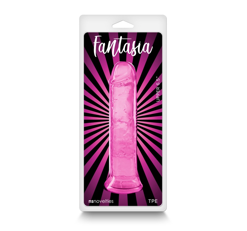 Fantasia’s luscious toys are designed for luxurious and stim... NS Novelties - Fantasia Upper 6.5" Dildo - Pink photo-4