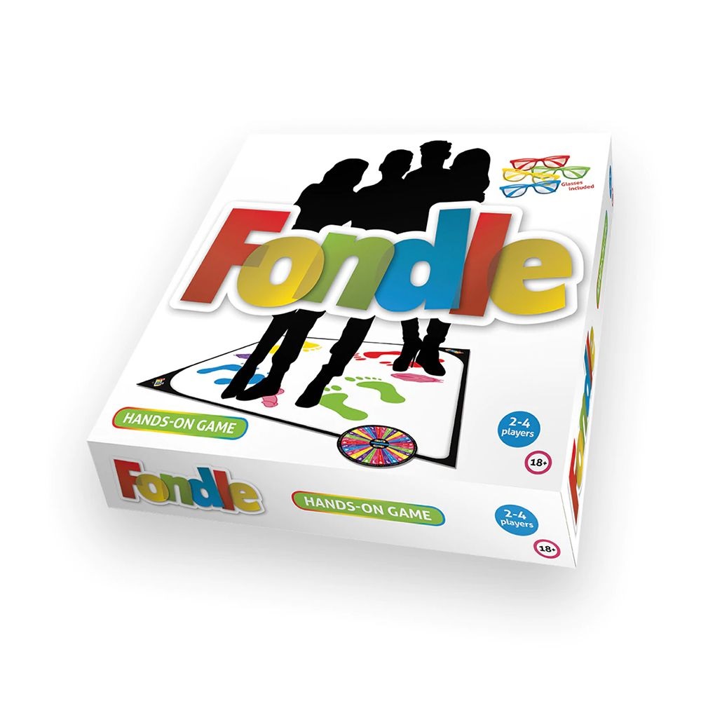 Players stand on their chosen coloured footprints wearing th... Creative C - Play Wiv Me - Fondle Board Game photo-6