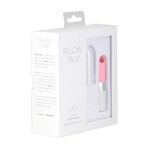 Pillow Talk invites you to feel Lusty!
This compact and dis... Pillow Talk - Lusty Flickering Massager - Pink photo-8