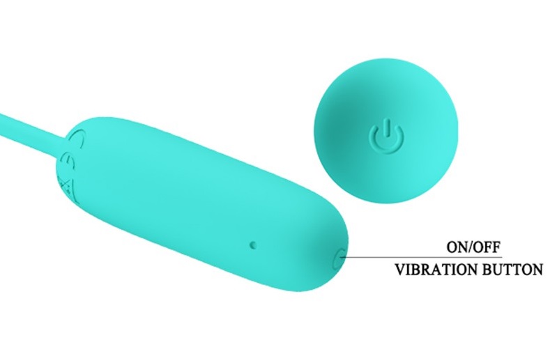 Enjoy where you want with this discreet egg vibrator. It is ... Pretty Love - Joyce Vibrating Egg - Green photo-5
