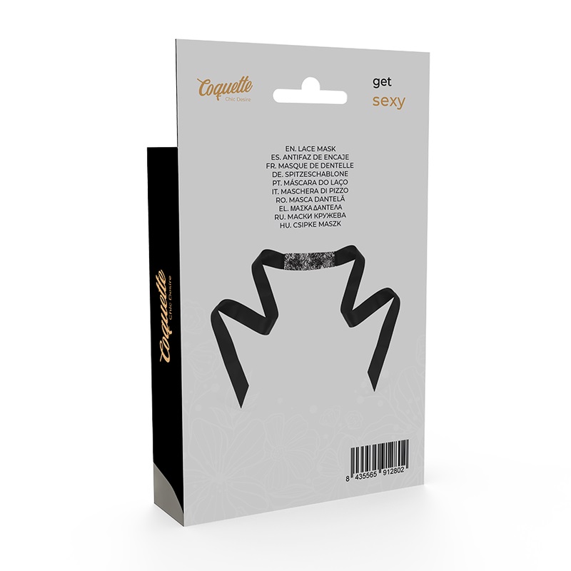Is your sex life exciting enough? Add this lace mask from Co... Coquette - Lace Mask - Black photo-5