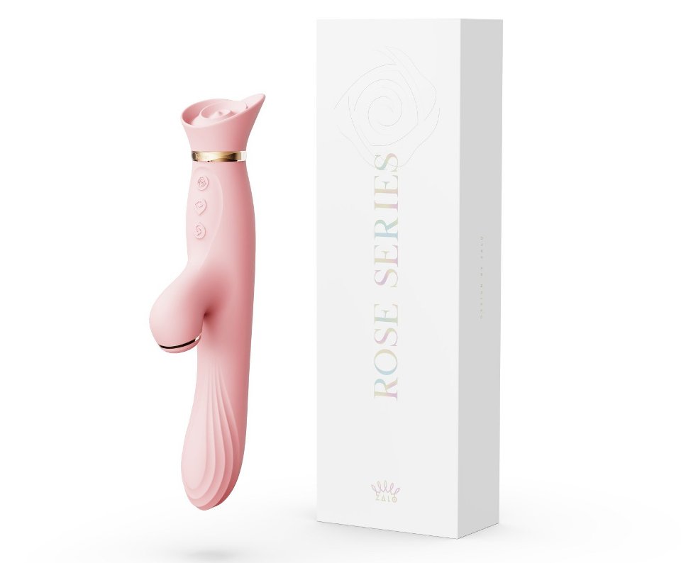 尼款震动器系 ZALO 经济实惠慨强大刺激器 ROSE 系列一部分,其特点系针对 G 点同埋阴蒂,具有多种唔同慨功能。 ... Zalo - Rose 震动棒 - 草莓粉红色 照片-14