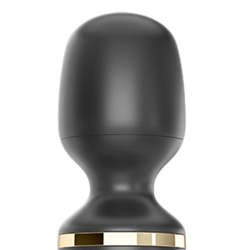 Suitable for full-body therapeutic massages, the Wand-er Wom... Satisfyer - Wand-er Women Massager - Black/Gold photo-3