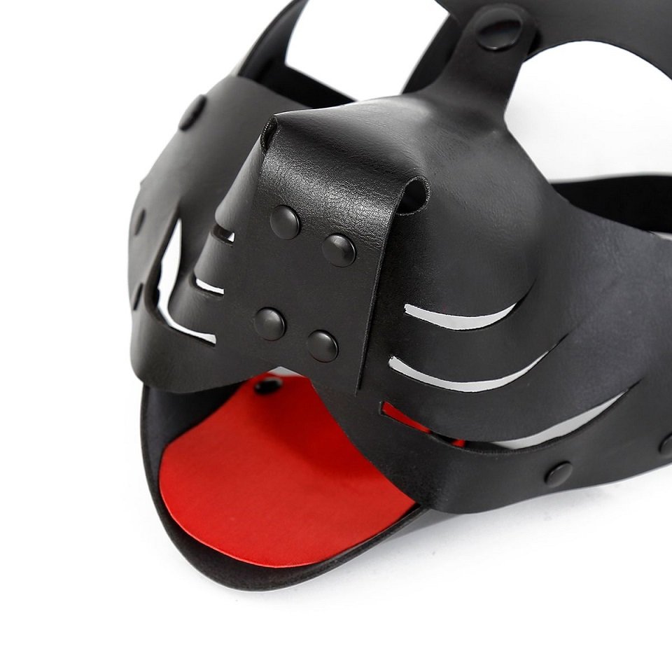 Introducing our exquisite BDSM Puppy Mask in high-quality PU... Kiotos - Puppy Mask - Black photo-8