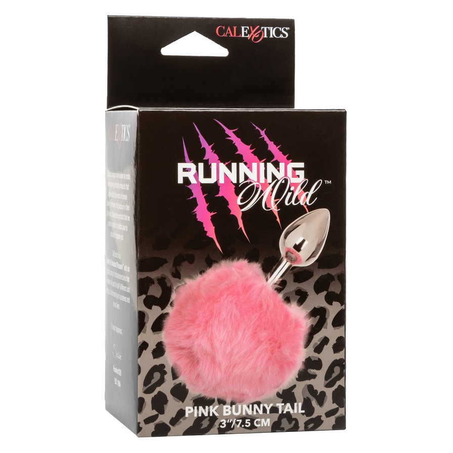 Play free with the Running Wild Bunny Tail, a sleek and soph... CEN - Running Wild Bunny Tail Plug - Pink photo-6