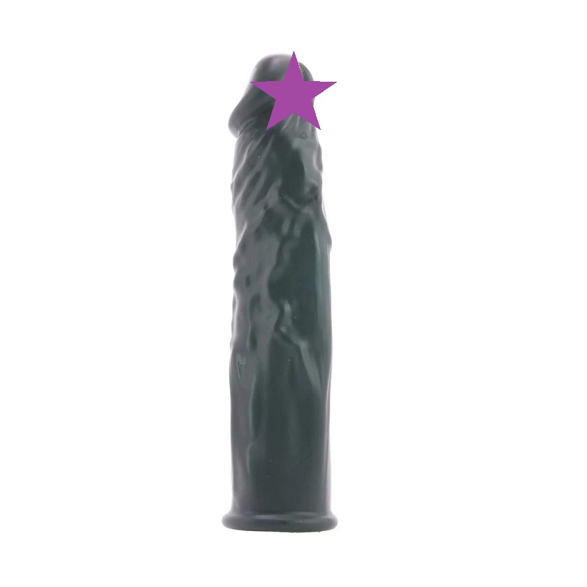 Adds length and girth
Flexible material with realistic veine... Nasstoys - Greatest Extender 7.5" Penis Sleeve - Grey photo-2