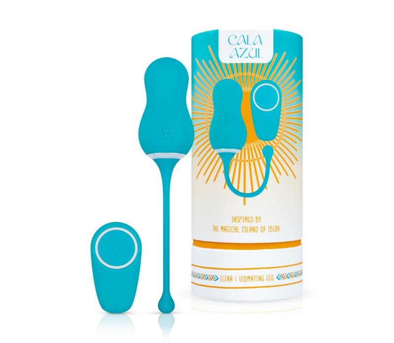 This vibrating egg from the Cala Azul collection is a wonder... Cala Azul - Elena Vibro Egg w Remote - Blue photo-15
