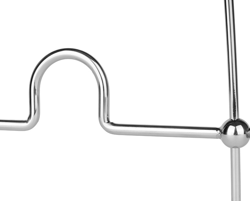 Stainless steel mouth gag MT - Metal Mouth Clip - Silver photo-3