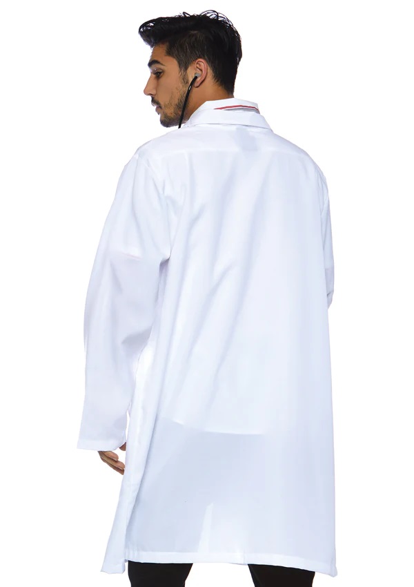 You’re sure to make hearts race when you suit up in the Leg ... Leg Avenue - Dr. Phil Good Doctor Costume 2pcs - White photo-2