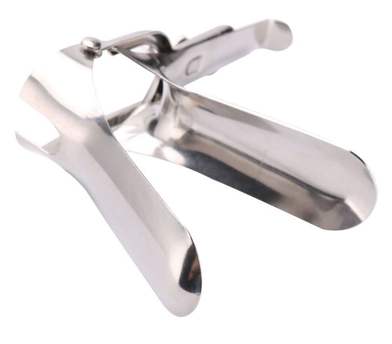 Stainless steel vaginal speculum with long handle MT - Vaginal Speculum Long - Silver photo-6