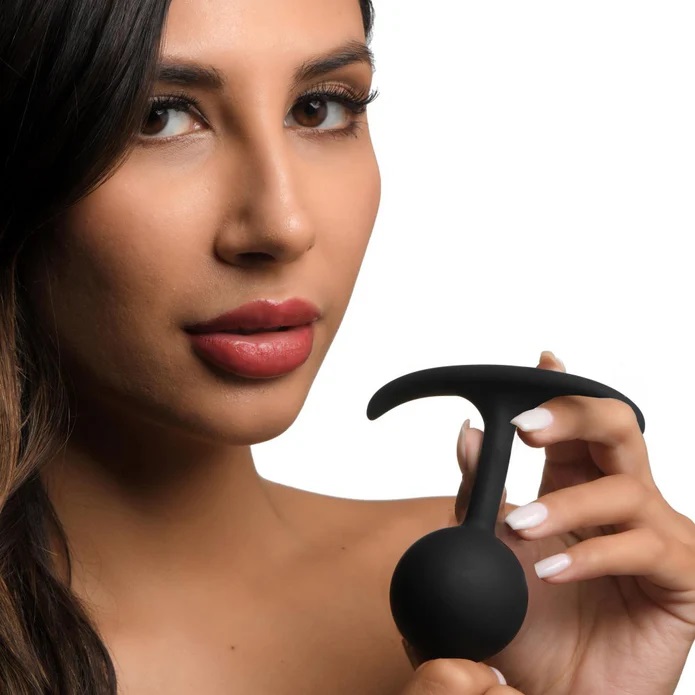 Learn what your ideal size is with these Heavy Hitter Comfor... Heavy Hitters - Weighted Round Plug M - Black photo-2