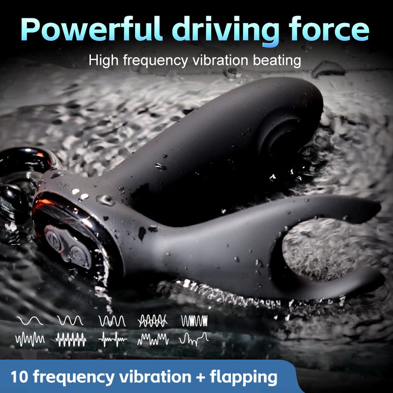 Secwell - Bump 凹凸前列腺按摩器 - 黑色 照片-6