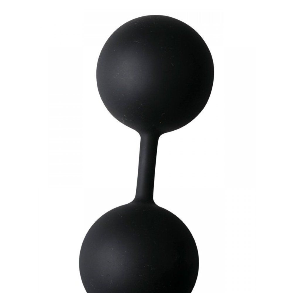 This set of silicone coated heavy weighted balls are attache... TOF - TOF Silicone Cock Ring w/ 3 Weighted Balls photo-7