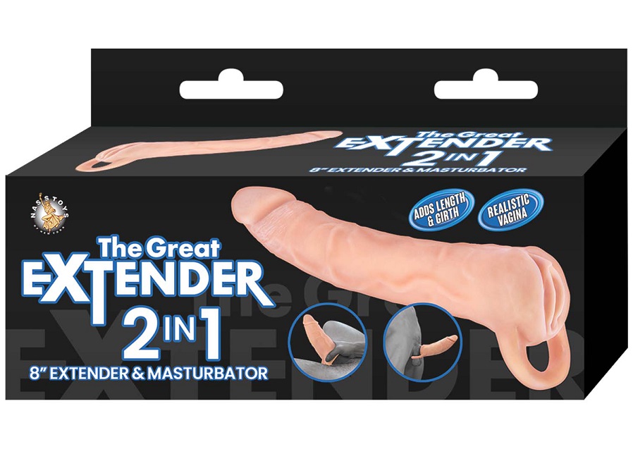 Introducing the Nasstoys Great Extender 2-In-1 8” Extender a... Nasstoys - 8" 2in1 Great Extender - Flesh photo-5